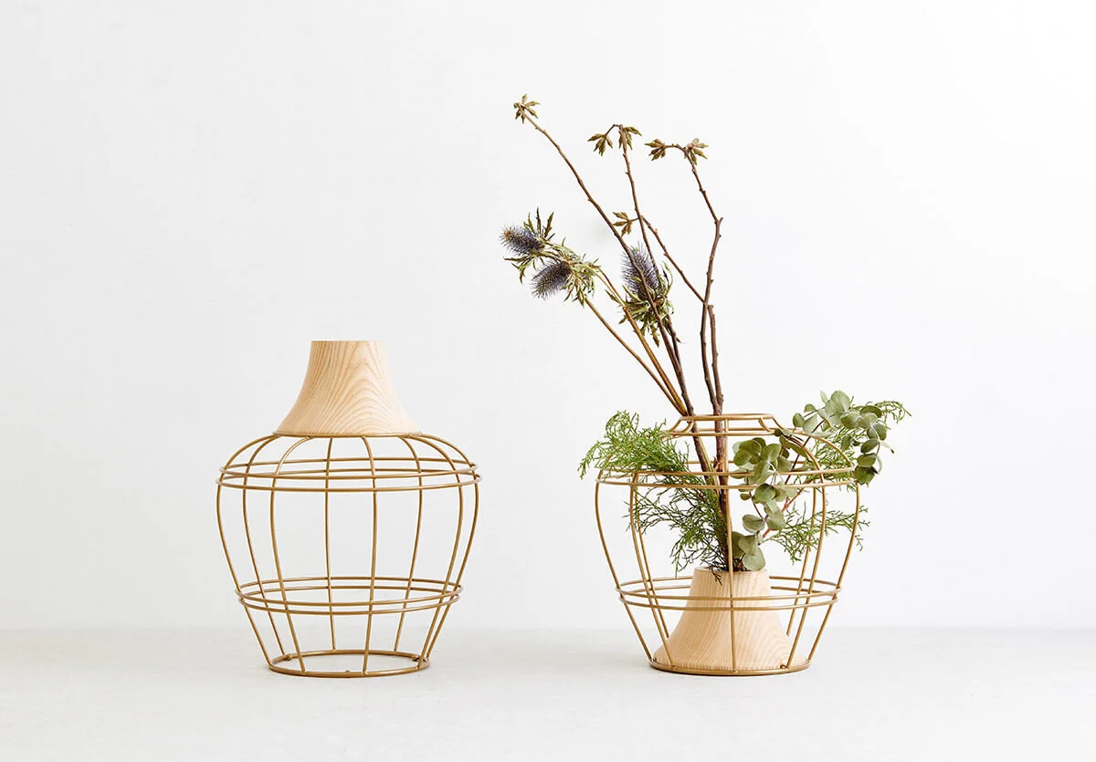 CFK89b 未使用 キムデザインスタジオ ニューオールドベース フラワーベース The New Old Vase / 1962 Red — KIMU Design